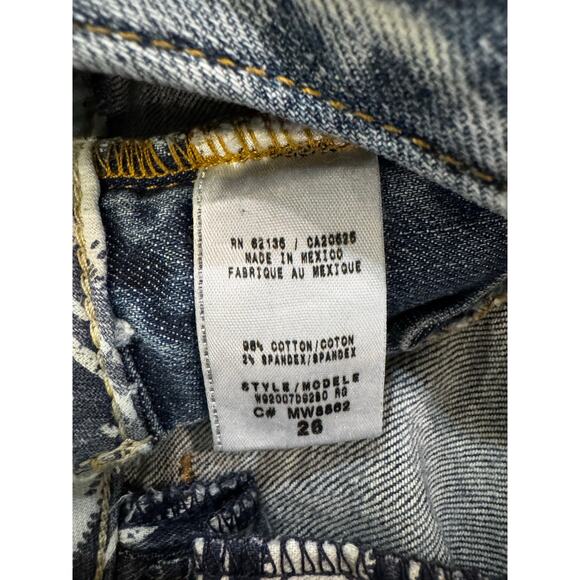 Guess Daredevil Y2K low rise bootcut jeans women’s size 26 - Picture 11 of 11